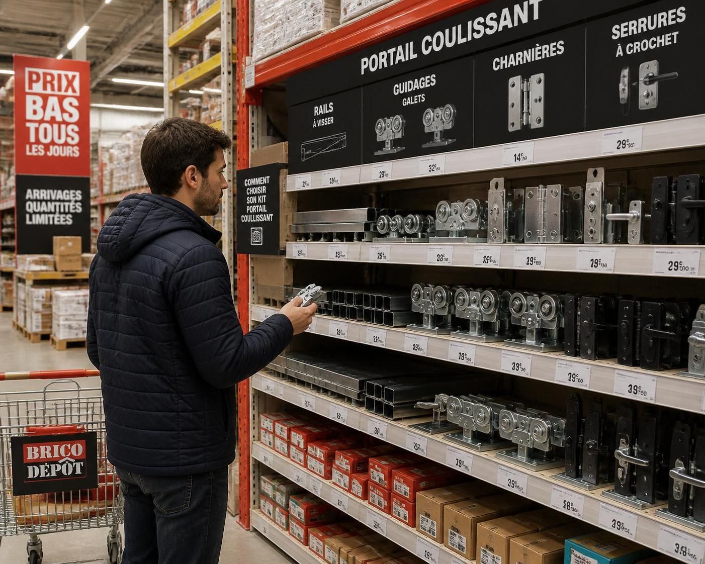découvrez notre guide d’achat complet pour choisir la quincaillerie de portail adaptée chez brico dépôt, alliant qualité et prix compétitifs.