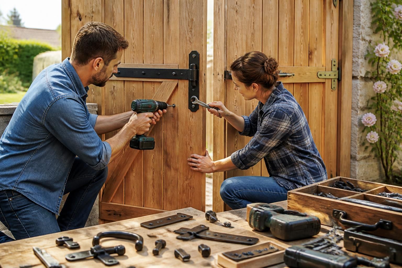 découvrez nos conseils pratiques pour choisir et installer votre quincaillerie de portail en bois, alliant robustesse et esthétique.