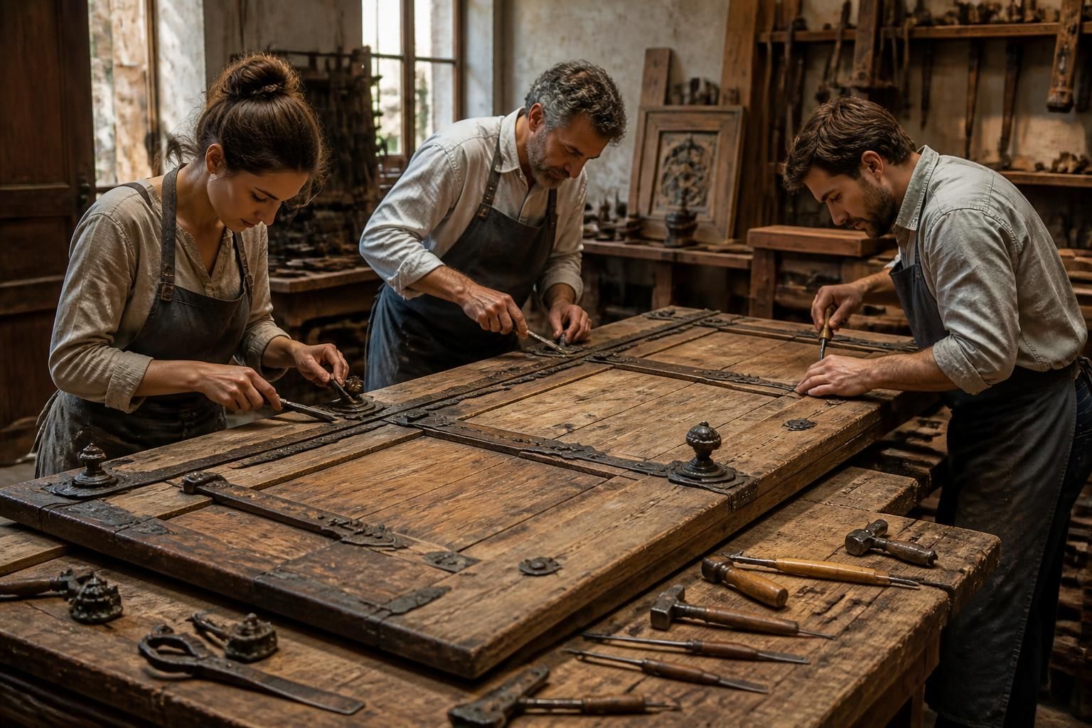 découvrez notre sélection de quincaillerie pour porte ancienne, idéale pour la restauration et la préservation du charme authentique de vos portes historiques.