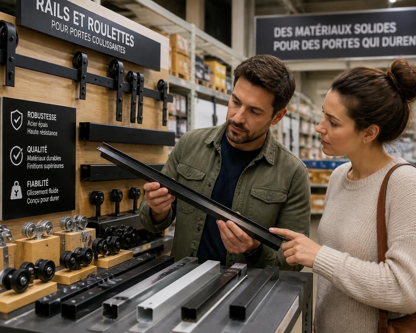 découvrez notre guide complet sur la quincaillerie pour porte coulissante, avec conseils, matériaux et astuces pour choisir les meilleurs accessoires et réussir votre installation.
