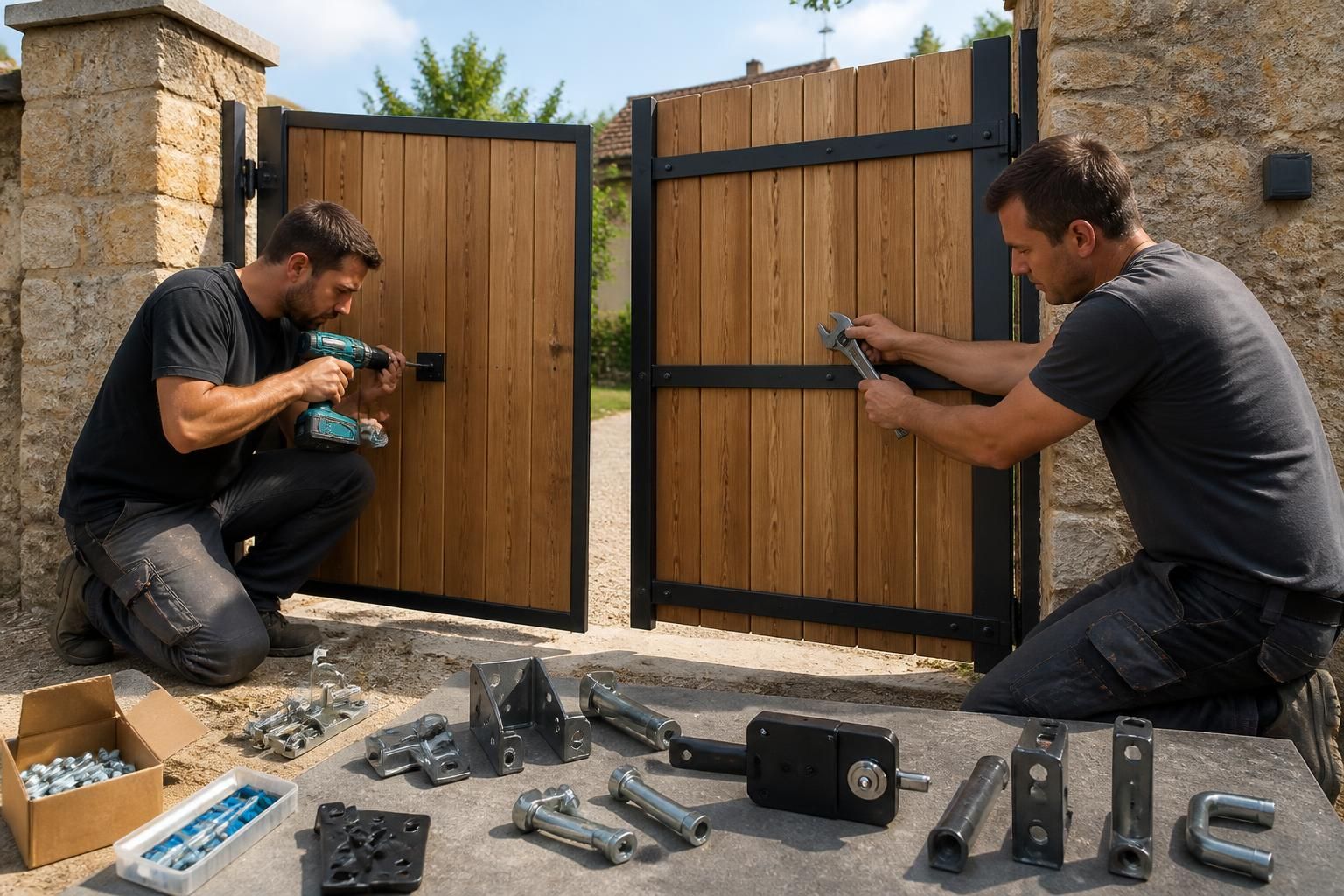 découvrez notre guide complet sur la quincaillerie pour portail battant et apprenez comment réaliser une installation facile et durable pour sécuriser votre entrée.