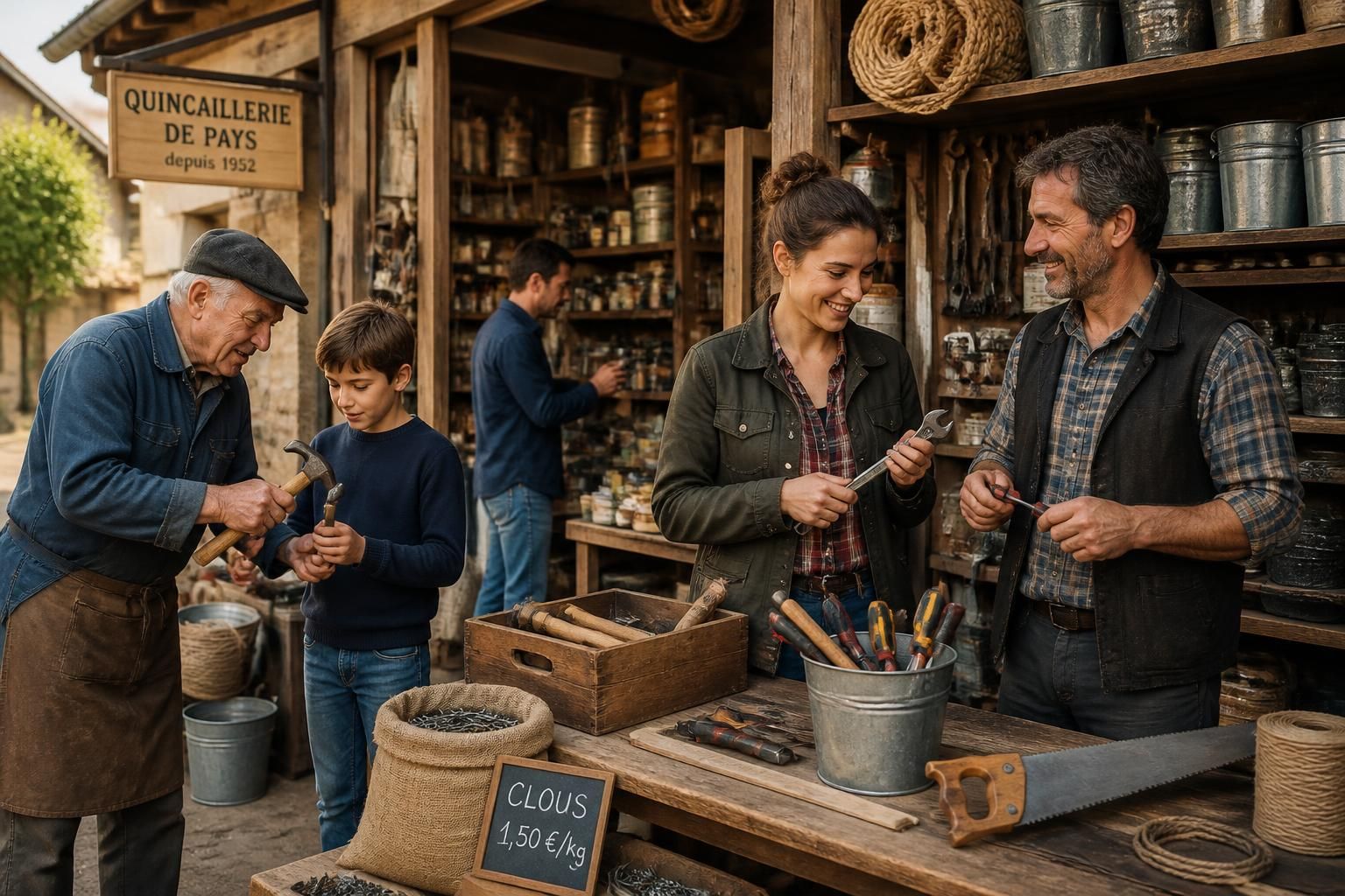 découvrez notre quincaillerie de pays avec une large gamme de produits traditionnels alliant qualité et savoir-faire artisanal pour vos projets rustiques et authentiques.