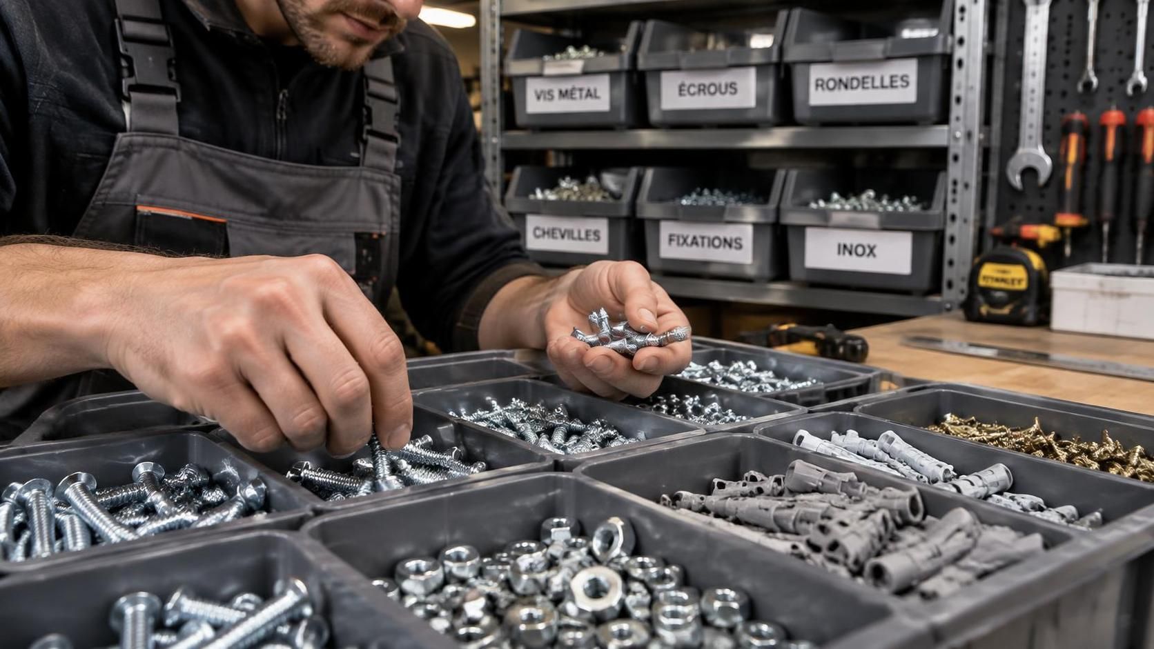découvrez les indispensables de la quincaillerie et de l’outillage pour équiper vos projets, réaliser vos travaux et choisir les bons outils.